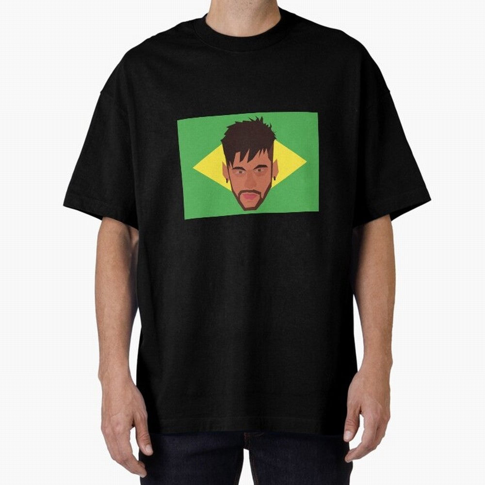 Neymar Jr - Brazil World Cup Classic T-Shirt Cheer for FIFA World Cup 2026 Group Stage Highlighting Messi, CR7 and Mbappe, Argentina Energy, Supporter Pride, Iconic Celebrations, Legendary Names and Global Match Day Energy; Made for Collectors Who