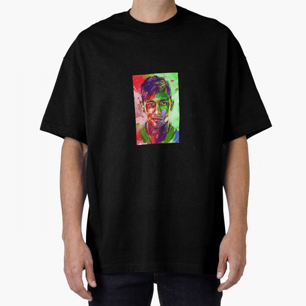 Neymar JR Oversized T-Shirt Show Your Love for Match Day Hype around FIFA World Cup 2026 USA Canada Mexico, CR7 and Messi, Brazil, Portugal and Argentina, Champion Mindset, Group Stage Buzz, Knockout Tension and Passionate Fan Culture; Created for
