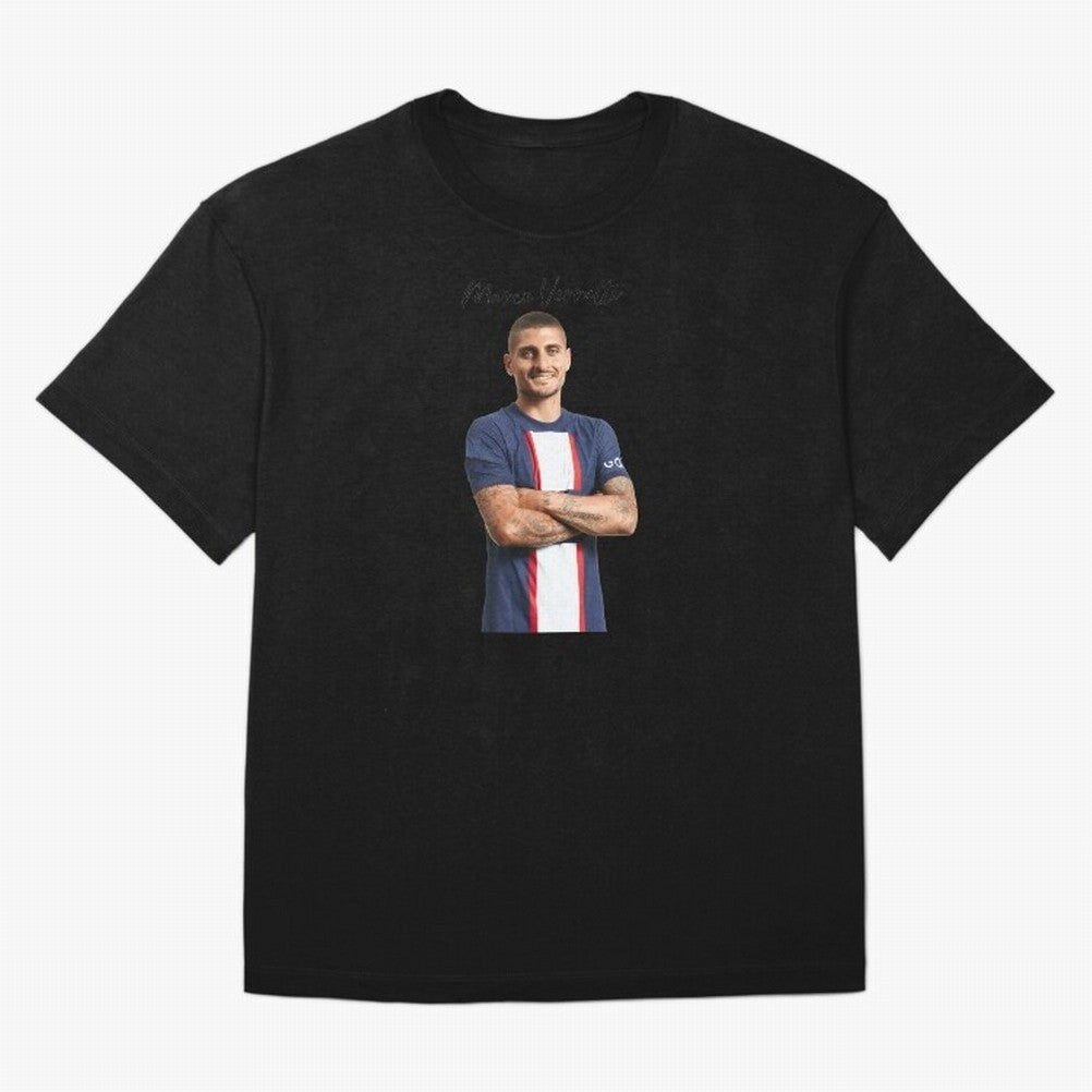Marco Verratti Classic T-Shirt Bring World Football Passion into Global Football Passion for FIFA World Cup 2026 USA Canada Mexico, Featuring CR7, Brazil, Football Passion, Legendary Performances, Festival Vibes and Supporter Community; Built for