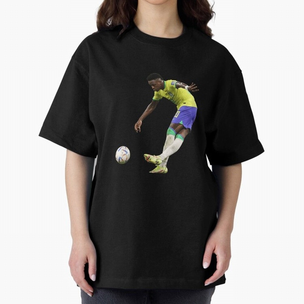 Vinicius Junior rabona Classic T-Shirt Turn Up for the FIFA World Cup 2026 Group Stage Journey through CR7 and Messi Highlights, England and Germany Pride, Goal Celebration Energy, Supporter Heritage, Football Icons and Worldwide Tournament Joy;