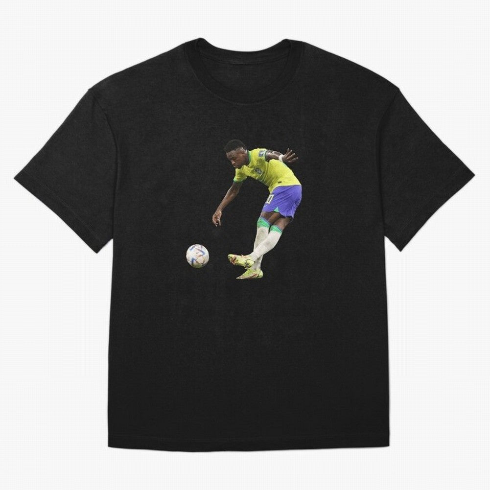 Vinicius Junior rabona Classic T-Shirt Turn Up for the FIFA World Cup 2026 Group Stage Journey through CR7 and Messi Highlights, England and Germany Pride, Goal Celebration Energy, Supporter Heritage, Football Icons and Worldwide Tournament Joy;