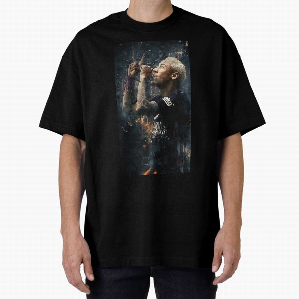 Neymar Junior - Design #o22 Oversized T-Shirt Celebrate Rivalries and Pride in the FIFA World Cup 2026 Group Stage Journey through CR7 Highlights, England Pride, Game Day Rituals, Football Legends, Country Pride and the Road to the Final; Ideal for
