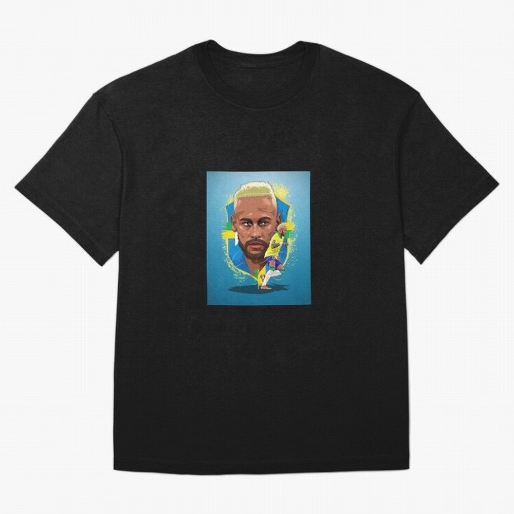 neymar art - neymar illustration T Shirt Oversized T-Shirt Bring Stadium Energy to Match Day Hype around FIFA World Cup 2026 USA Canada Mexico, CR7, Spain and Netherlands, Worldwide Fan Energy, Dramatic Goals, Stadium Lights and Championship
