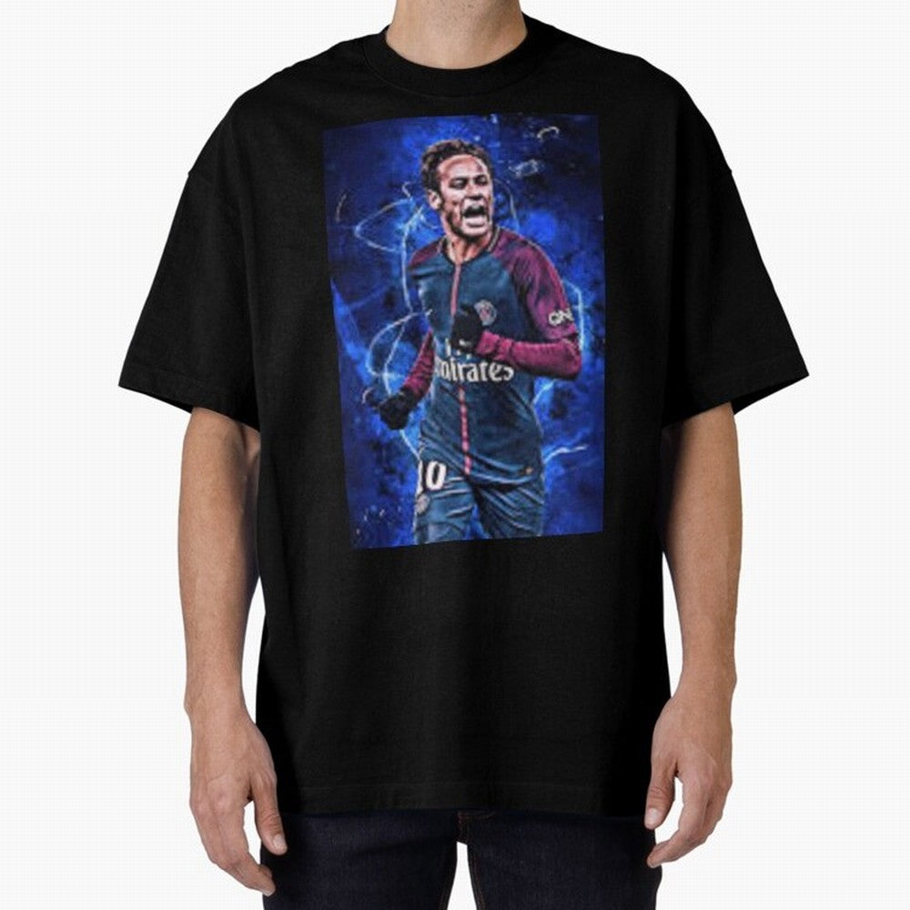 neymar jr art Oversized T-Shirt Remember Iconic Moments from Global Football Passion for FIFA World Cup 2026 USA Canada Mexico, Built around Haaland, England, Game Day Rituals, Football Legends, Country Pride and the Road to the Final; Ideal for