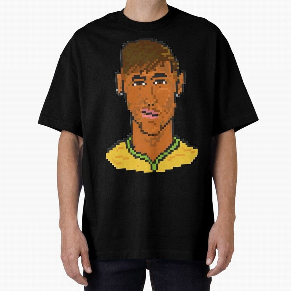 Neymar Jr Oversized T-Shirt Live for the Drama of Global Football Passion for FIFA World Cup 2026, Highlighting Neymar, Argentina and Brazil, Championship Spirit, Famous Goals, Roaring Crowds and International Football Unity; Created for Match Day