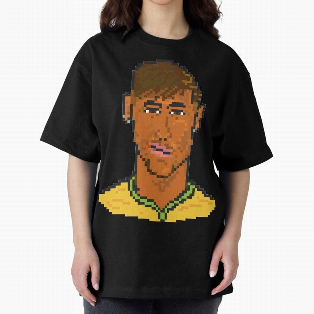 Neymar Jr Oversized T-Shirt Live for the Drama of Global Football Passion for FIFA World Cup 2026, Highlighting Neymar, Argentina and Brazil, Championship Spirit, Famous Goals, Roaring Crowds and International Football Unity; Created for Match Day