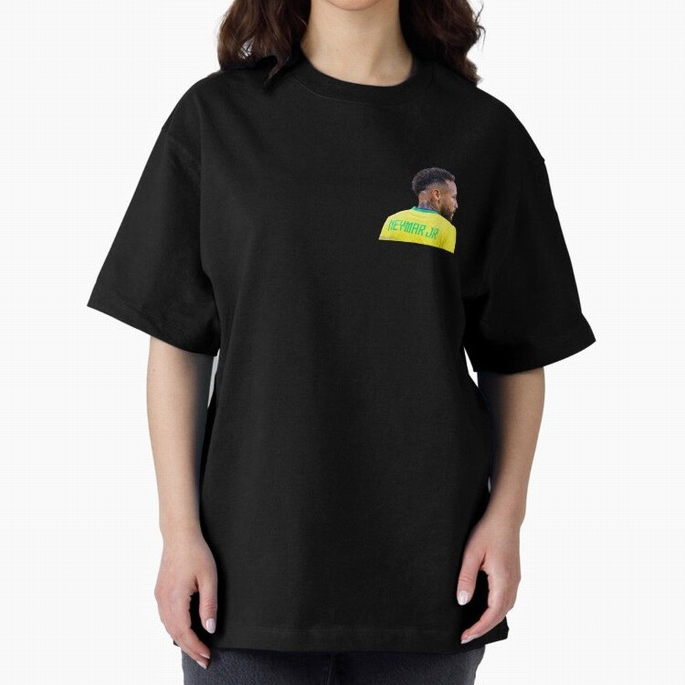 Neymar jr Oversized T-Shirt Celebrate Fan Culture around Match Day Hype around FIFA World Cup 2026 Group Stage, Haaland, England and Germany, Supporter Pride, Iconic Celebrations, Legendary Names and Global Match Day Energy; Great for Supporters