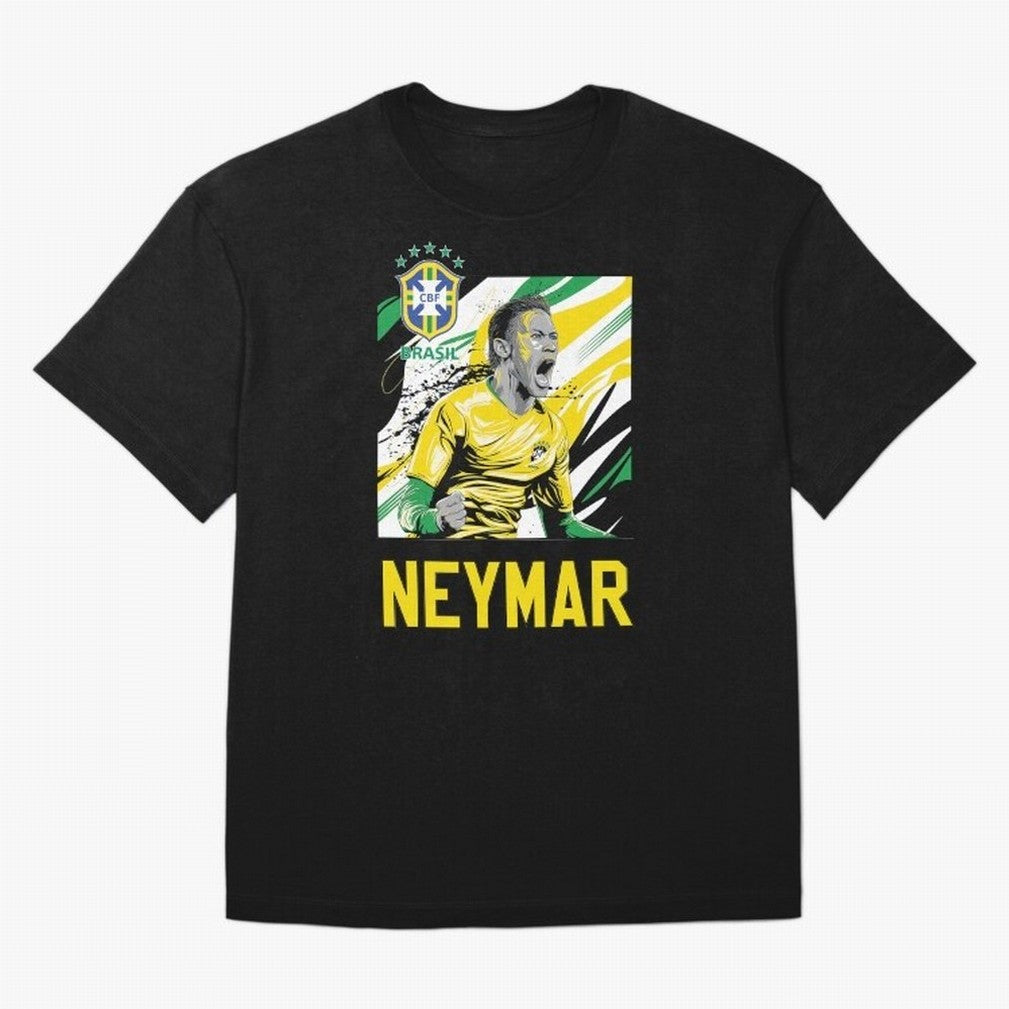 Neymar Jr Essential T-Shirt Represent Football Lovers during FIFA World Cup 2026 Spirit, Celebrating Brazil, Portugal and Argentina, CR7, Football History, Final Match Energy, Crowd Noise and Once in a Lifetime Moments; Built for Supporters Chasing
