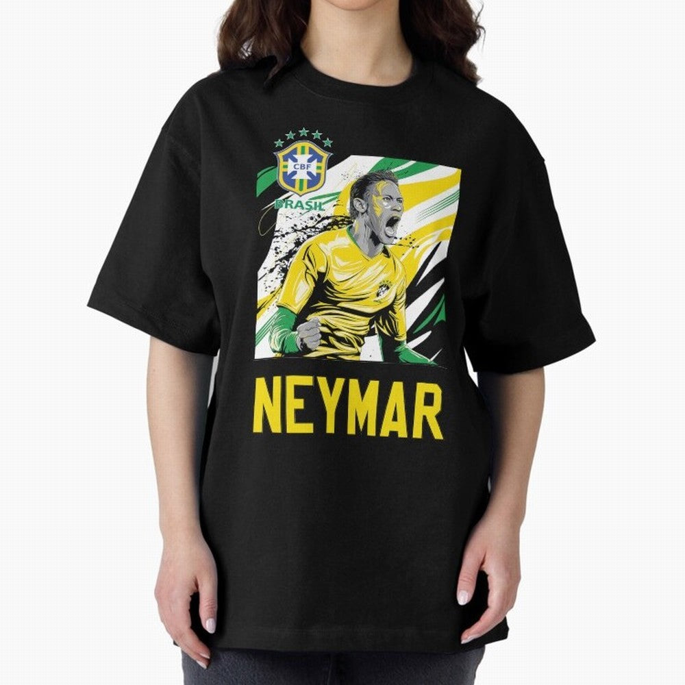 Neymar Jr Essential T-Shirt Represent Football Lovers during FIFA World Cup 2026 Spirit, Celebrating Brazil, Portugal and Argentina, CR7, Football History, Final Match Energy, Crowd Noise and Once in a Lifetime Moments; Built for Supporters Chasing