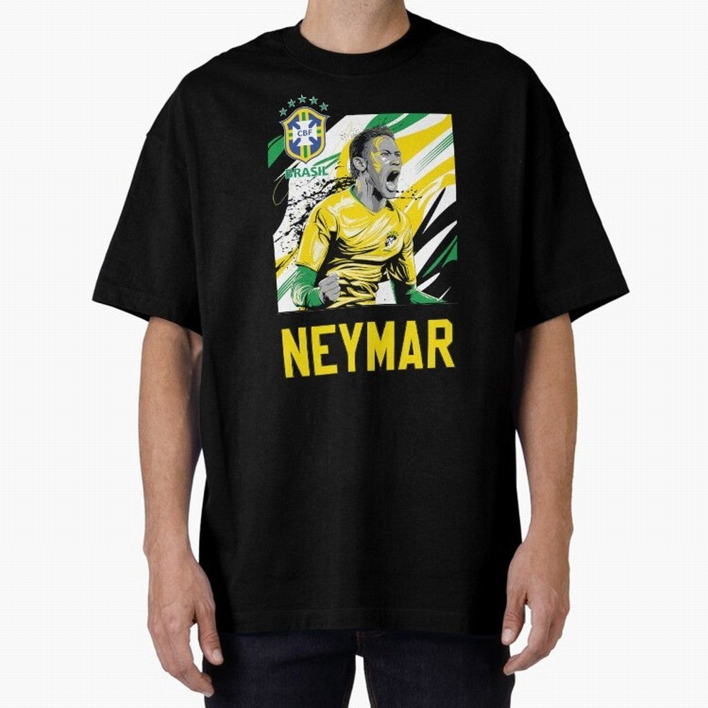 Neymar Jr Essential T-Shirt Represent Football Lovers during FIFA World Cup 2026 Spirit, Celebrating Brazil, Portugal and Argentina, CR7, Football History, Final Match Energy, Crowd Noise and Once in a Lifetime Moments; Built for Supporters Chasing
