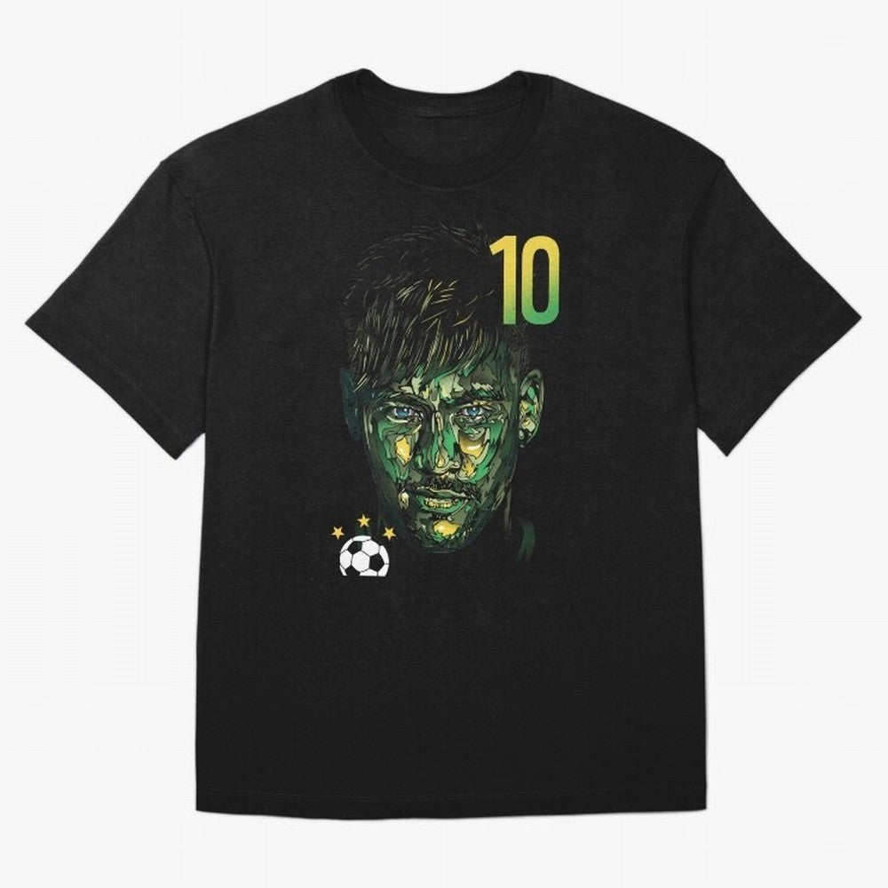 Neymar Jr. Oversized T-Shirt Show Championship Spirit for FIFA World Cup 2026 Highlighting Messi, Brazil, Portugal and Argentina Energy, Stadium Chants, National Pride, Trophy Dreams and Unforgettable Football Memories; Made for Die Hard