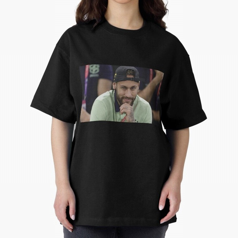 Neymar Jr Oversized T-Shirt Represent Fans Who Live for FIFA World Cup 2026 Celebrating Haaland, France Energy, Stadium Memories, Football Loyalty, International Chants and Championship Tradition; Great for Watch Parties, Sports Bars, Family