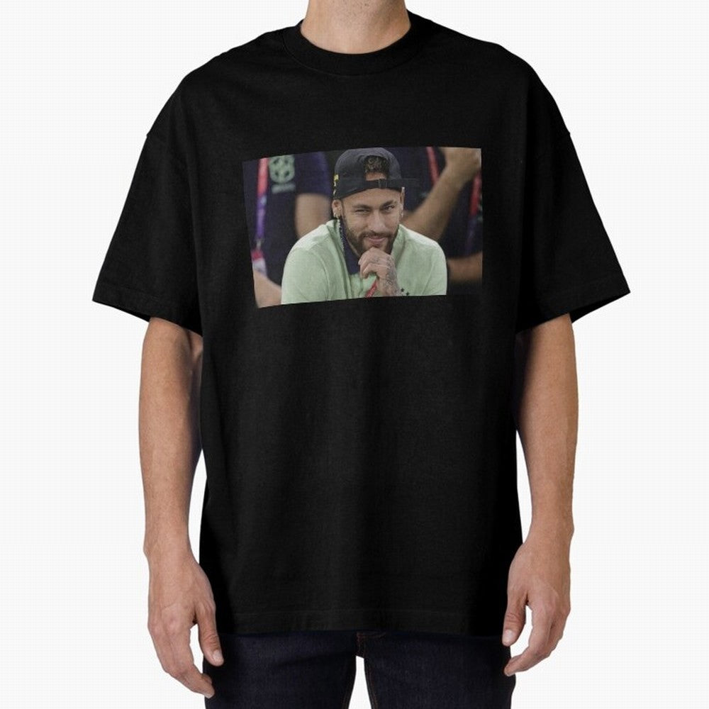 Neymar Jr Oversized T-Shirt Represent Fans Who Live for FIFA World Cup 2026 Celebrating Haaland, France Energy, Stadium Memories, Football Loyalty, International Chants and Championship Tradition; Great for Watch Parties, Sports Bars, Family