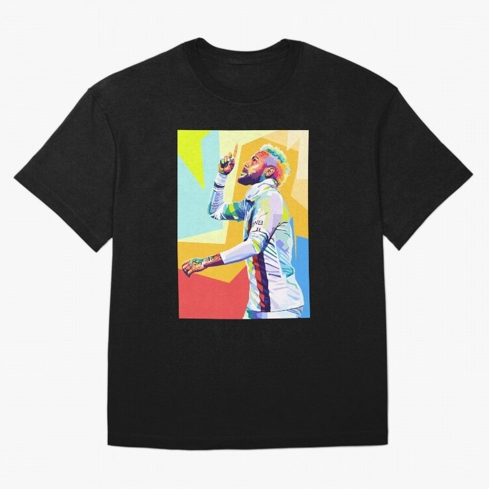Neymar Jr Wpap pop art Oversized T-Shirt Celebrate Every Goal in FIFA World Cup 2026 USA Canada Mexico for Fans of Mbappe and Brazil, Bringing Football History, Final Match Energy, Crowd Noise and Once in a Lifetime Moments; Great for Watch