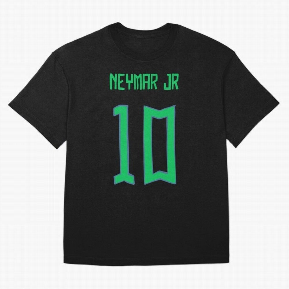 Neymar Jr #10 (Brazil) Oversized T-Shirt Honor the Beautiful Game during the FIFA World Cup 2026 Journey through Cristiano Ronaldo, Haaland and CR7 Highlights, Spain and Netherlands Pride, Classic Soccer Heritage, Championship Pressure, Fan Loyalty