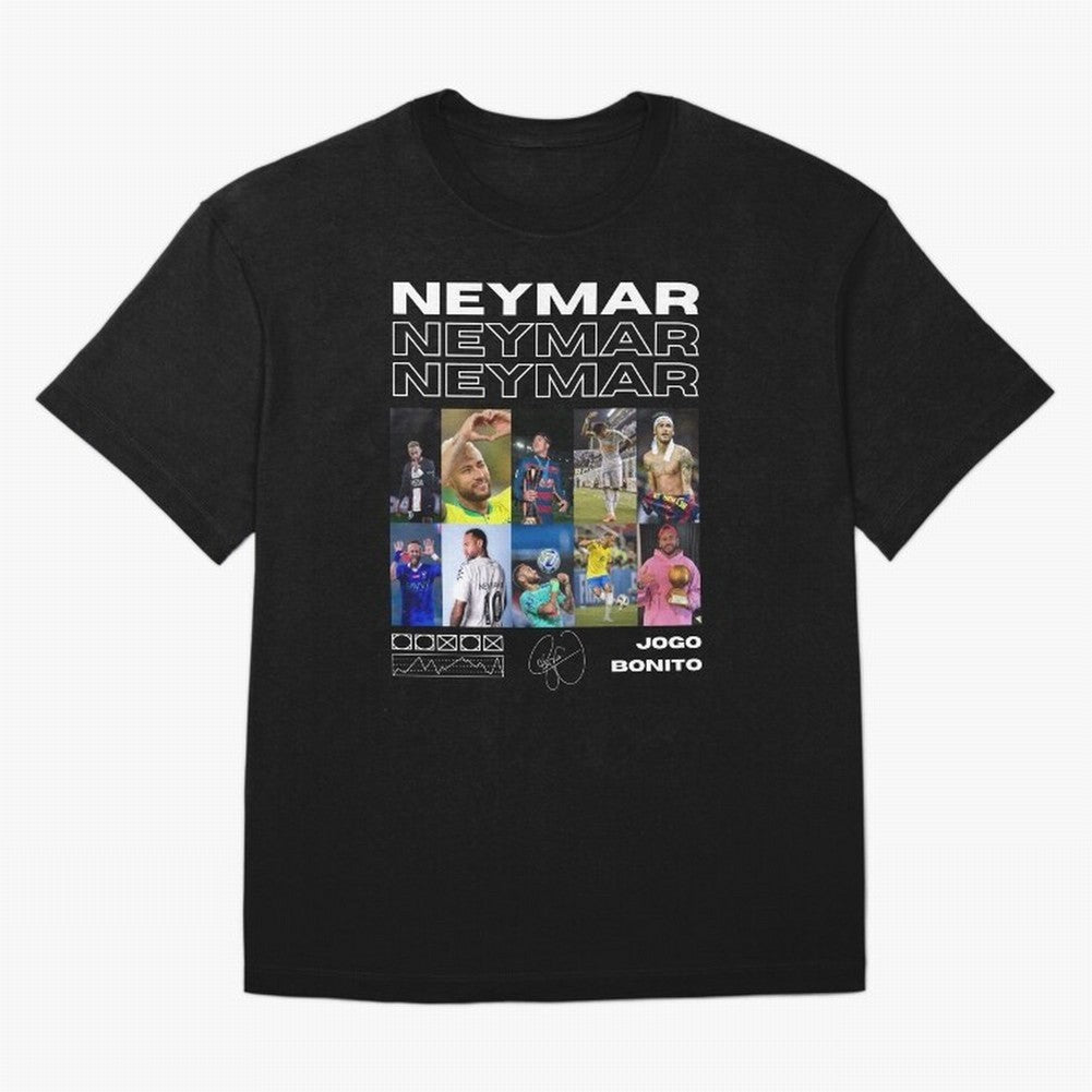 Neymar Jr. Collage Classic T-Shirt Celebrate Rivalries and Pride in FIFA World Cup 2026 Group Stage for Fans of Messi and Cristiano Ronaldo and England, Bringing Global Supporter Spirit, Legendary Goals, National Colors and Tournament Celebration;