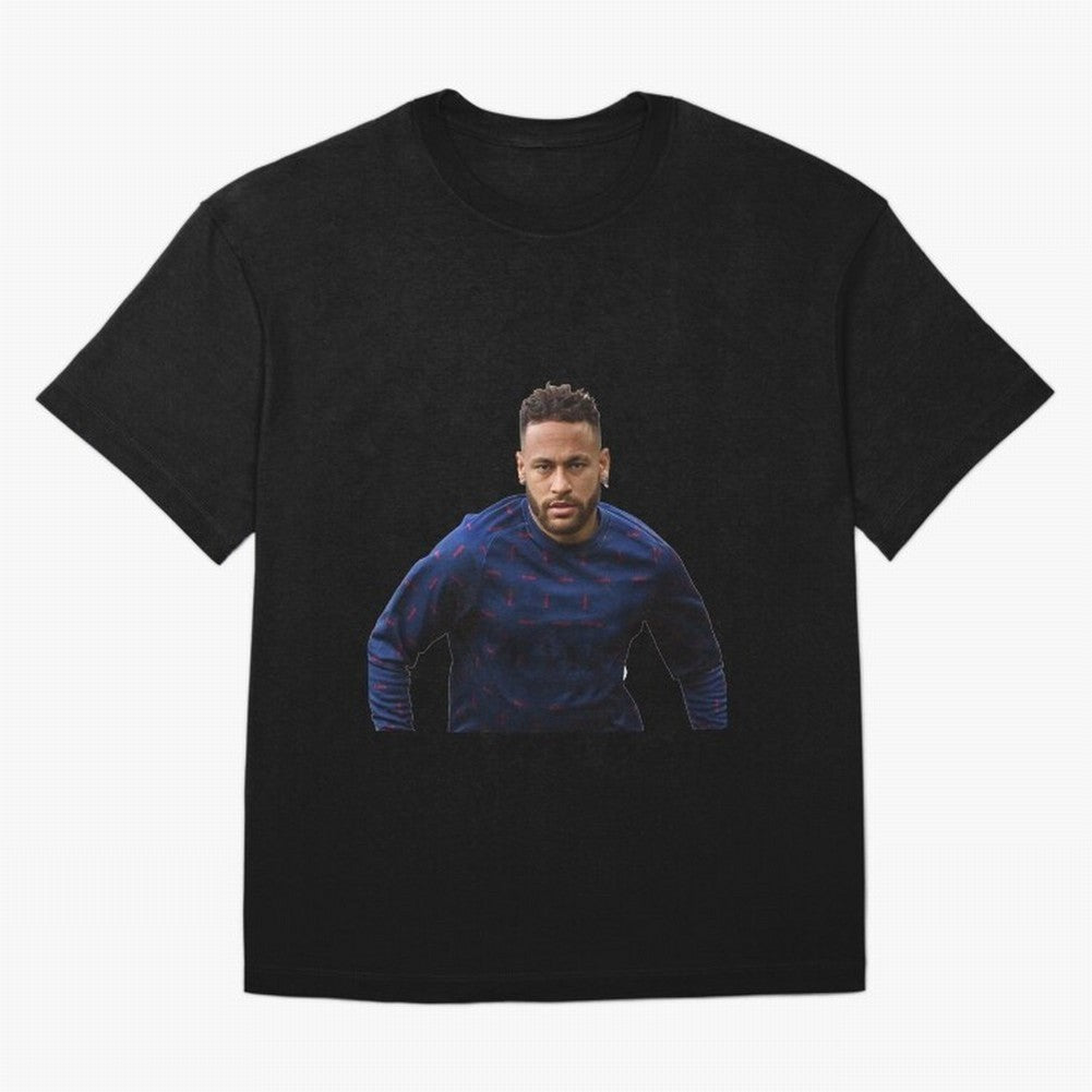 Neymar Junior Sticker Oversized T-Shirt Honor Champions and Dreams in Match Day Hype around FIFA World Cup 2026 USA Canada Mexico, Messi, CR7 and Mbappe, England, France and Netherlands, Global Supporter Spirit, Legendary Goals, National Colors and