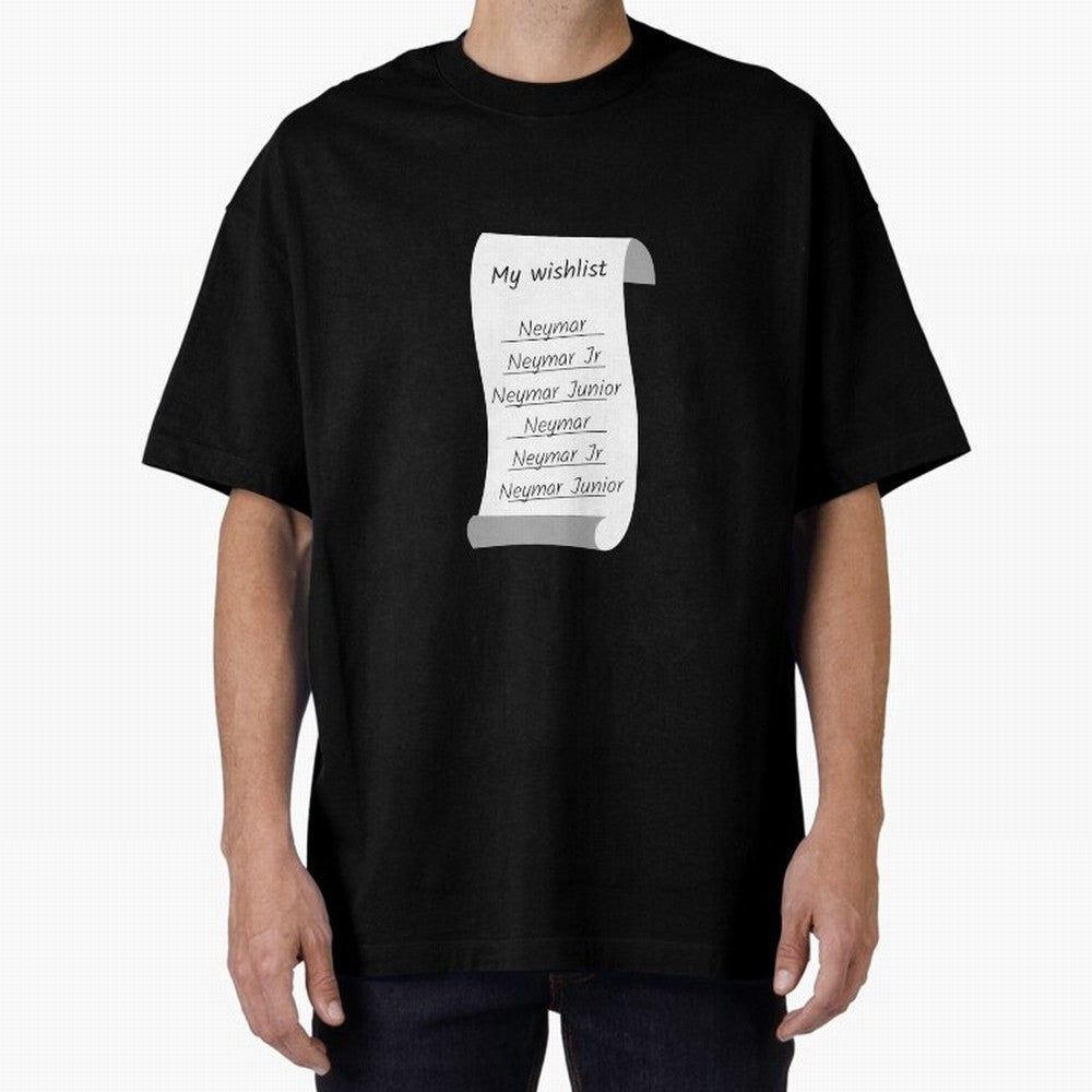 My Wishlist Neymar Jr Neymar Neymar Junior Oversized T-Shirt Celebrate the Road through FIFA World Cup 2026 Group Stage Capturing Mbappe, Spain Energy, Retro Football Energy, Iconic Rivalries, Trophy Chase Drama and Stadium Atmosphere; Perfect for