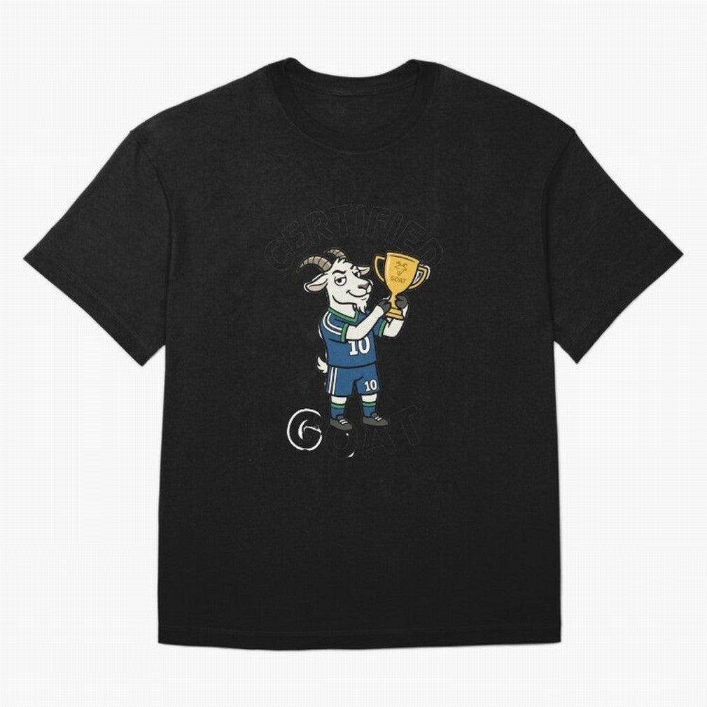 Certified G.O.A.T Classic T-Shirt Carry National Pride through the FIFA World Cup 2026 USA Canada Mexico Journey through Mbappe Highlights, Argentina Pride, Global Supporter Spirit, Legendary Goals, National Colors and Tournament Celebration;