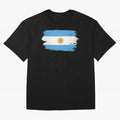 ARGENTINIAN FLAG PRINT Oversized T-Shirt Spotlight the FIFA World Cup 2026 Group Stage Journey through Messi and Cristiano Ronaldo Highlights, Argentina Pride, Tournament Hype, Historic Matchups, Family Viewing Parties and Global Sports Pride;