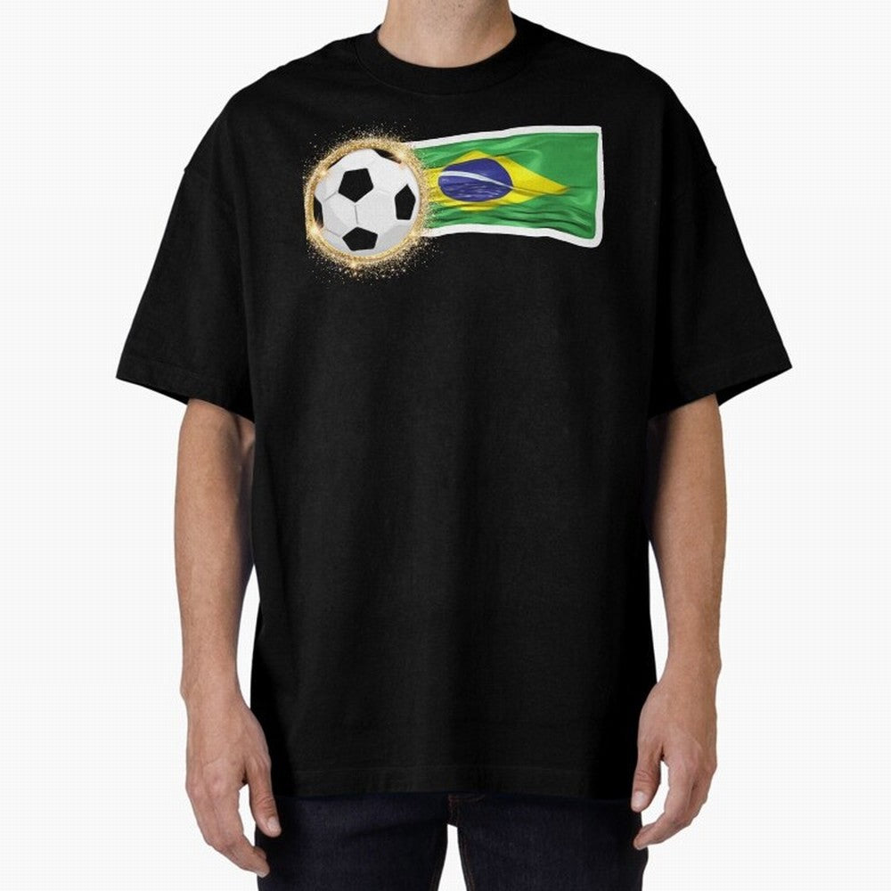 BRAZIL - BRAZILIAN FOOTBALL STICKER Classic T-Shirt Celebrate Every Goal in Global Football Passion for FIFA World Cup 2026, Filled with Messi, Neymar and Mbappe, France, Game Day Rituals, Football Legends, Country Pride and the Road to the Final;