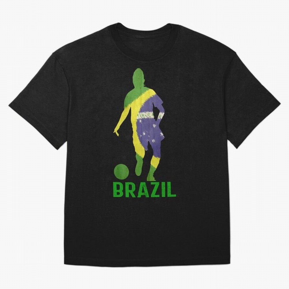 Brazil Essential T-Shirt Join the Global Buzz around Match Day Hype around FIFA World Cup 2026 Group Stage, Messi and Cristiano Ronaldo, Portugal, Champion Mindset, Group Stage Buzz, Knockout Tension and Passionate Fan Culture; Made for Collectors