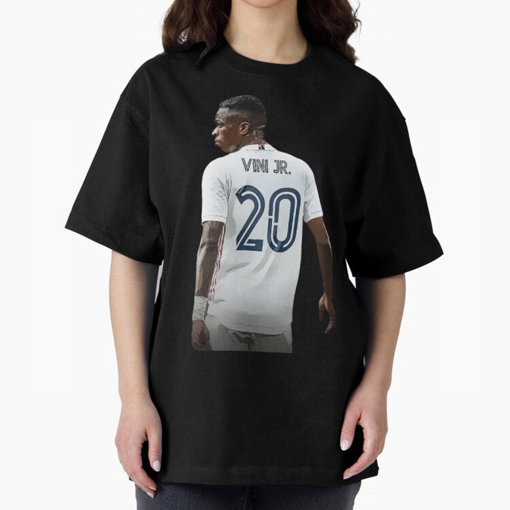 Vinicius Jr 20 - Madrid Classic T-Shirt Show Fan Pride Across FIFA World Cup 2026 Group Stage Spirit, Highlighting Germany, Haaland, Stadium Memories, Football Loyalty, International Chants and Championship Tradition; Perfect for Fans, Collectors,