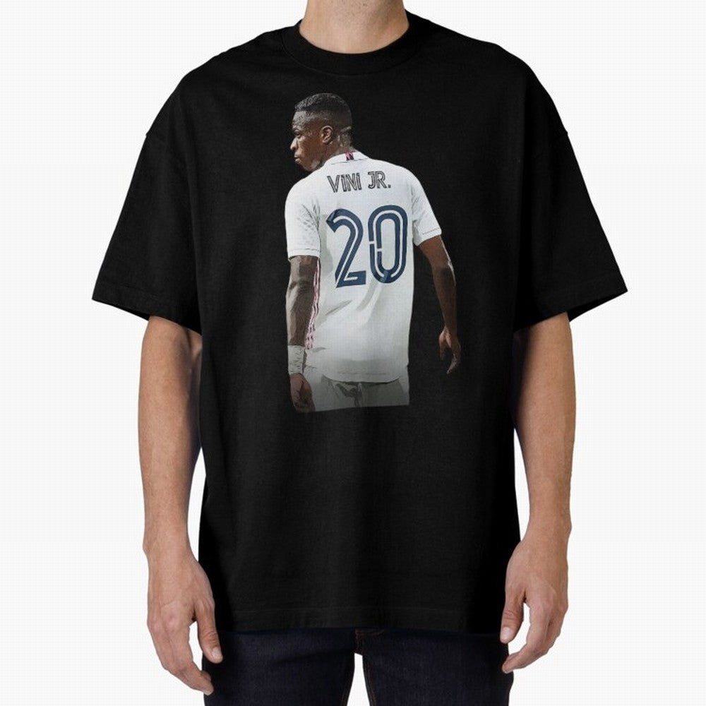 Vinicius Jr 20 - Madrid Classic T-Shirt Show Fan Pride Across FIFA World Cup 2026 Group Stage Spirit, Highlighting Germany, Haaland, Stadium Memories, Football Loyalty, International Chants and Championship Tradition; Perfect for Fans, Collectors,