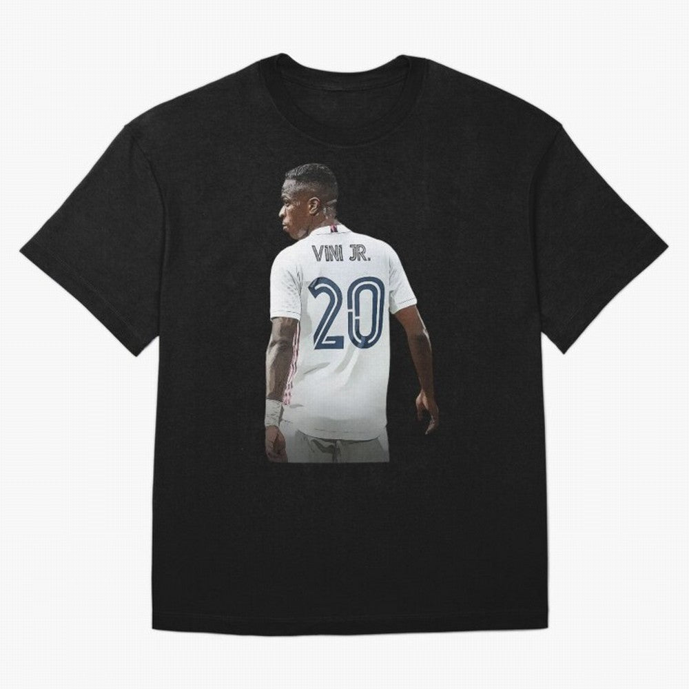 Vinicius Jr 20 - Madrid Classic T-Shirt Show Fan Pride Across FIFA World Cup 2026 Group Stage Spirit, Highlighting Germany, Haaland, Stadium Memories, Football Loyalty, International Chants and Championship Tradition; Perfect for Fans, Collectors,