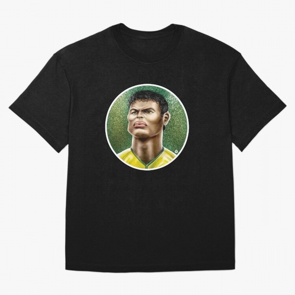 Footballicature : Thiago Silva Classic T-Shirt Make Your Look Match the FIFA World Cup 2026 Journey through Cristiano Ronaldo Highlights, Spain Pride, Sports Nostalgia, International Competition, Famous Players and Unforgettable Victories; Perfect