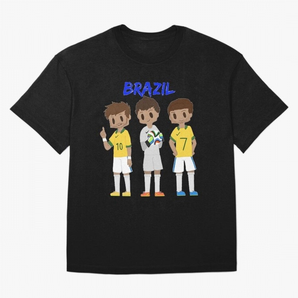 Brazil Essential T-Shirt Celebrate Golden Goal Energy in FIFA World Cup 2026 Spirit, Celebrating Brazil, Neymar, Haaland and Cristiano Ronaldo, Supporter Pride, Iconic Celebrations, Legendary Names and Global Match Day Energy; Great for Watch