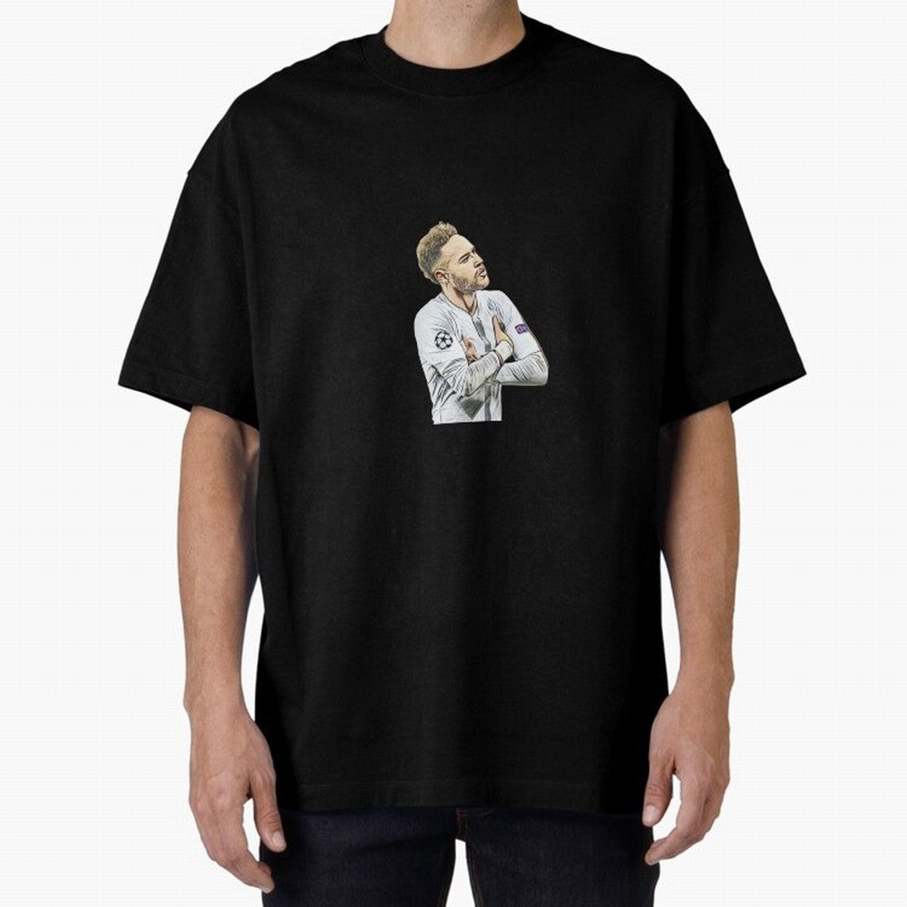 Brazilian Football Player Classic T-Shirt Show Love for Legendary Goals in Match Day Hype around FIFA World Cup 2026 Group Stage, Messi and Cristiano Ronaldo, England, France and Netherlands, Sports Nostalgia, International Competition, Famous