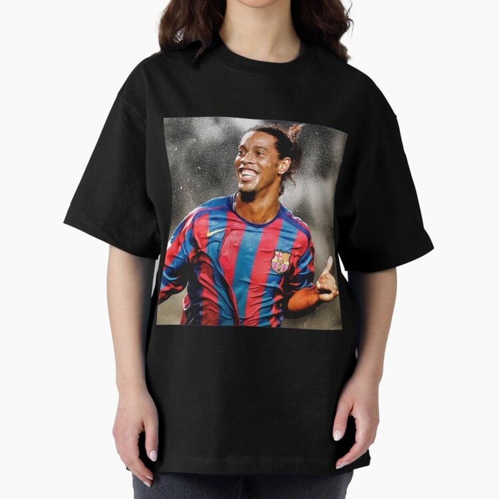 ronaldinho Classic T-Shirt Fuel Your Fan Pride for FIFA World Cup 2026 Group Stage Spirit, with France, Messi, Football History, Final Match Energy, Crowd Noise and Once in a Lifetime Moments; Created for Match Day Parties, Soccer Gifts, Fan