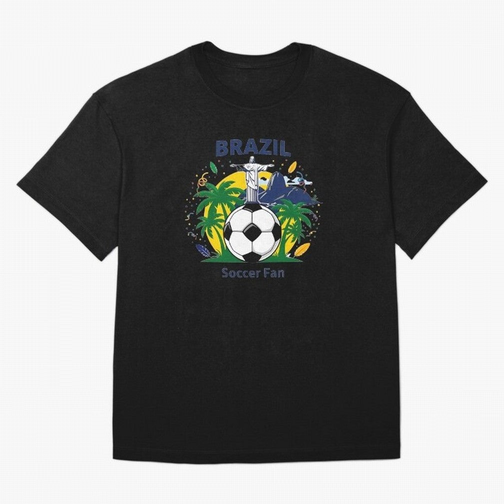 Brazil Soccer Fan T-shirt Classic T-Shirt Mark FIFA World Cup 2026 USA Canada Mexico Spirit, Driven by Argentina, Cristiano Ronaldo, Soccer Culture, Superstar Moments, National Team Dreams and Competitive Fire; Ideal for Passionate Fans Who Love
