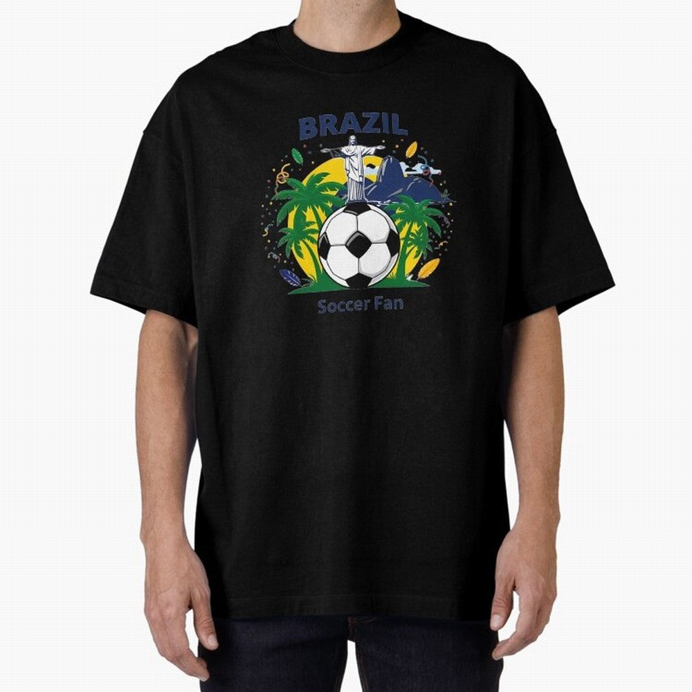 Brazil Soccer Fan T-shirt Classic T-Shirt Mark FIFA World Cup 2026 USA Canada Mexico Spirit, Driven by Argentina, Cristiano Ronaldo, Soccer Culture, Superstar Moments, National Team Dreams and Competitive Fire; Ideal for Passionate Fans Who Love