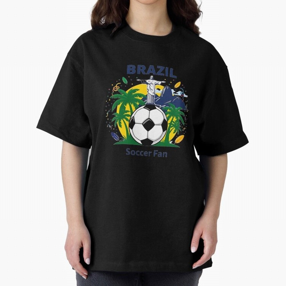 Brazil Soccer Fan T-shirt Classic T-Shirt Mark FIFA World Cup 2026 USA Canada Mexico Spirit, Driven by Argentina, Cristiano Ronaldo, Soccer Culture, Superstar Moments, National Team Dreams and Competitive Fire; Ideal for Passionate Fans Who Love