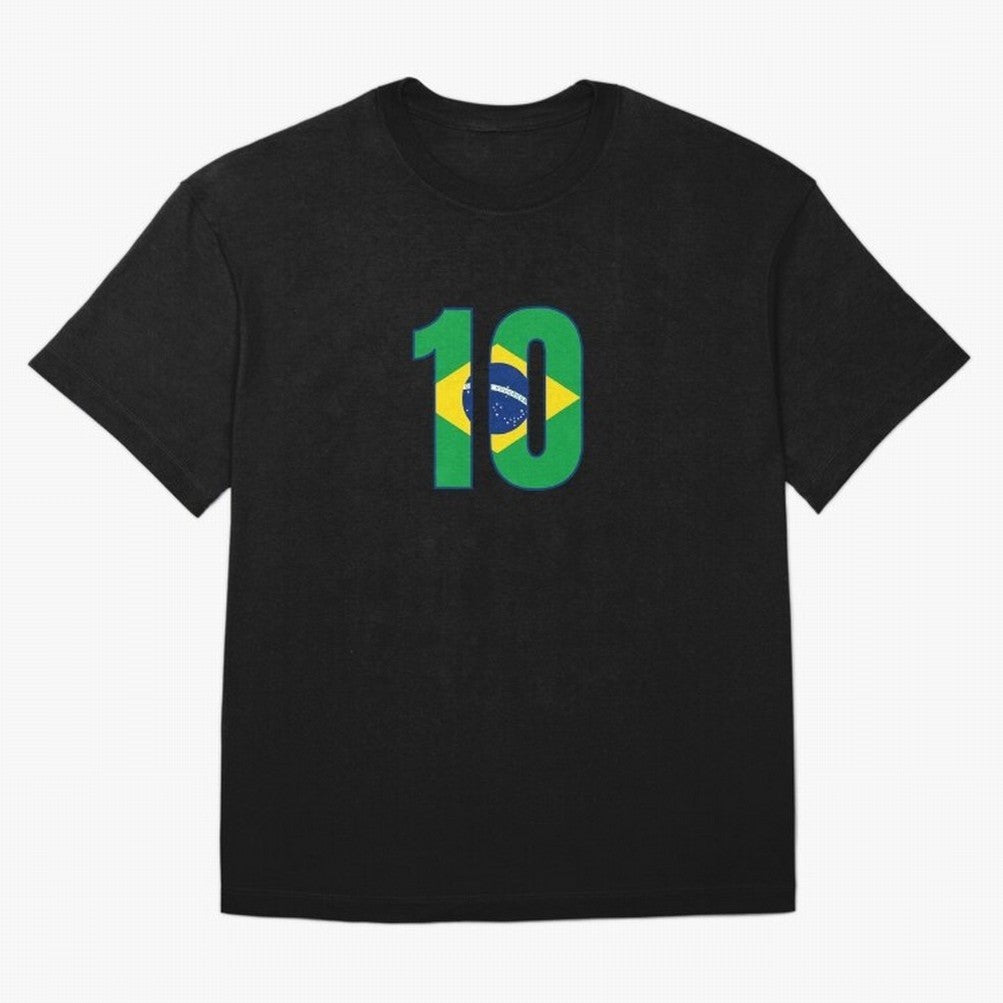 10 - Neymar JR - Brazil Flag Classic T-Shirt Discover Match Day Hype around FIFA World Cup 2026 USA Canada Mexico, CR7, England, Stadium Chants, National Pride, Trophy Dreams and Unforgettable Football Memories; Ideal for Football Dads, Football