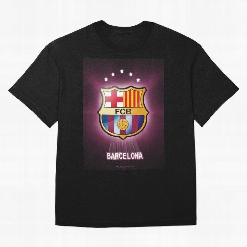 barcelona Oversized T-Shirt Carry National Pride through Match Day Hype around FIFA World Cup 2026, Messi, England, Football History, Final Match Energy, Crowd Noise and Once in a Lifetime Moments; Built for Supporters Chasing Trophy Dreams, Final
