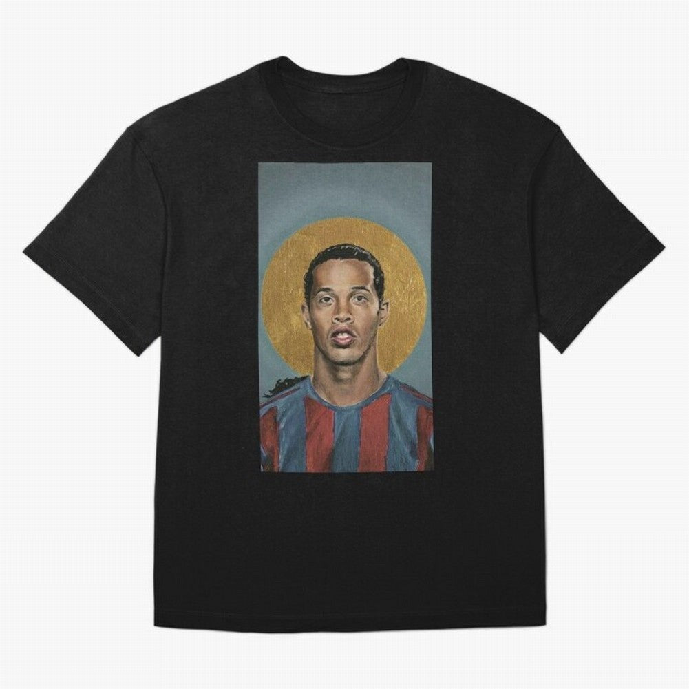ronaldinho Oversized T-Shirt Showcase Global Football Passion for FIFA World Cup 2026 USA Canada Mexico, with Messi, CR7 and Mbappe, Spain and Netherlands, Vintage Soccer Flavor, Modern Football Stars, National Flags and Final Night Emotion;