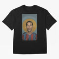 ronaldinho Oversized T-Shirt Showcase Global Football Passion for FIFA World Cup 2026 USA Canada Mexico, with Messi, CR7 and Mbappe, Spain and Netherlands, Vintage Soccer Flavor, Modern Football Stars, National Flags and Final Night Emotion;