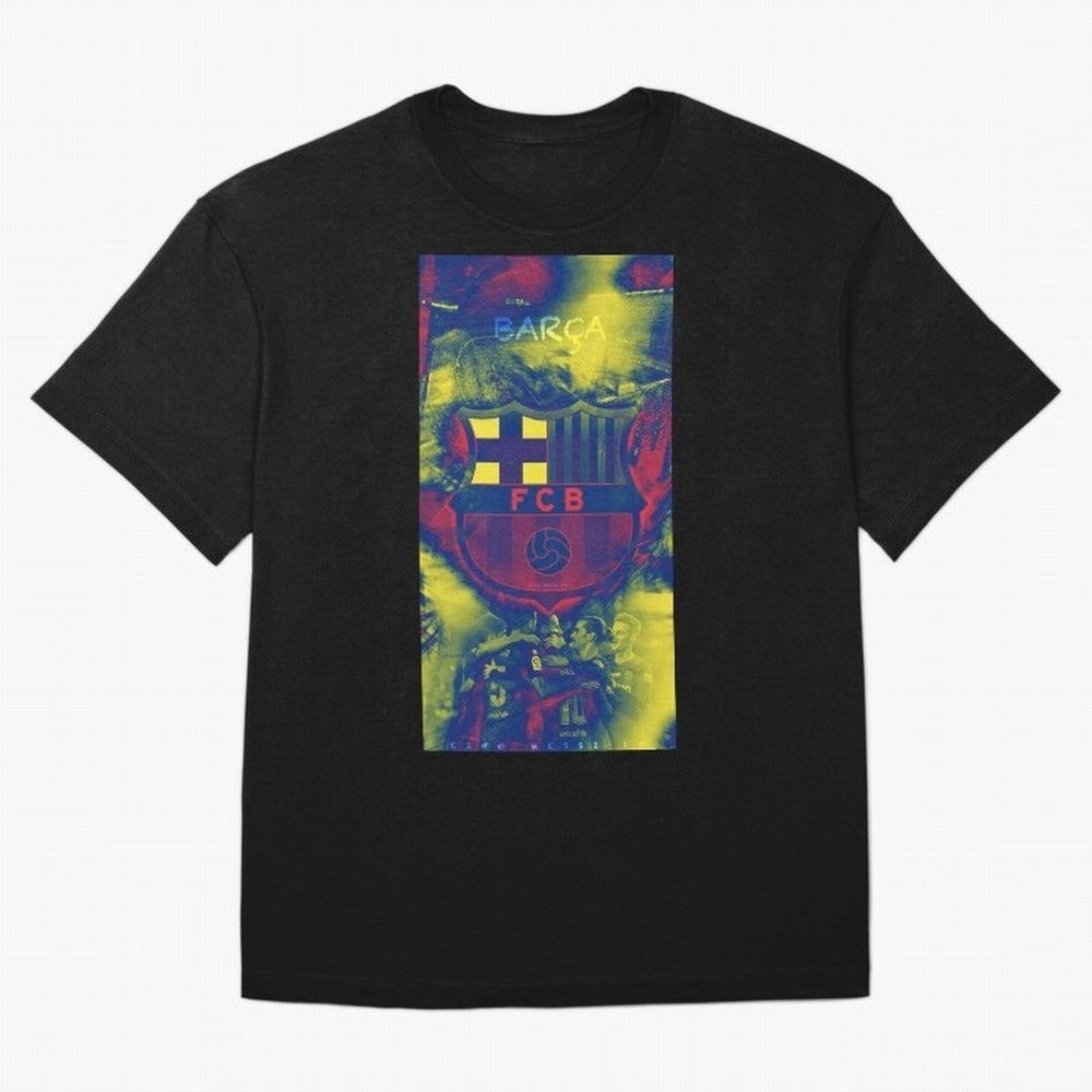 barcelona Oversized T-Shirt Turn Up for Global Football Passion for FIFA World Cup 2026, Built around Messi, CR7 and Mbappe, Portugal, Spain and Germany, Worldwide Fan Energy, Dramatic Goals, Stadium Lights and Championship Celebrations; Ideal for