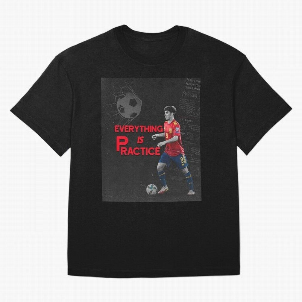 Pablo Gavi Oversized T-Shirt Feel International Energy from FIFA World Cup 2026 USA Canada Mexico Spirit, Capturing Argentina and Brazil, Messi, Championship Spirit, Famous Goals, Roaring Crowds and International Football Unity; Ideal for Football
