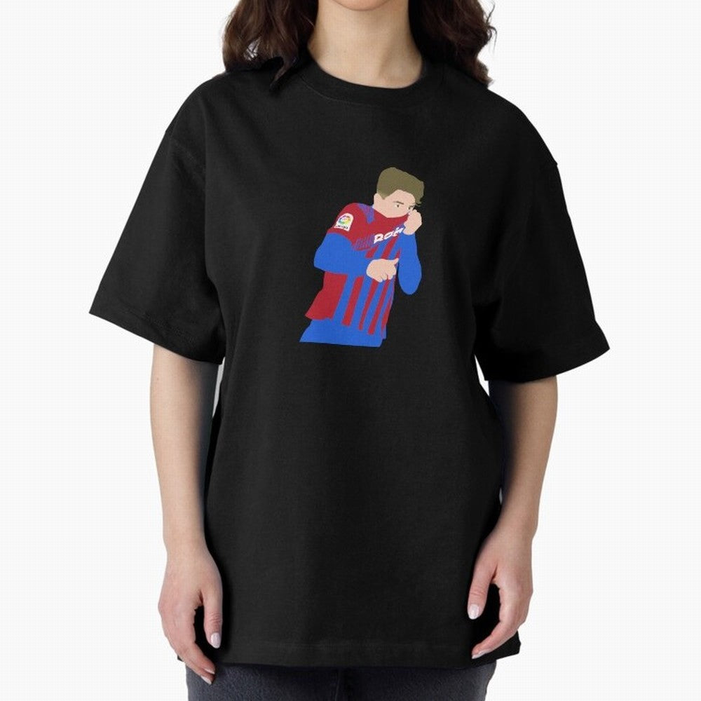 Gavi Barcelona Oversized T-Shirt Celebrate the Magic of FIFA World Cup 2026 USA Canada Mexico for Fans of Messi, CR7 and Mbappe and Brazil, Portugal and Argentina, Bringing Football Passion, Legendary Performances, Festival Vibes and Supporter
