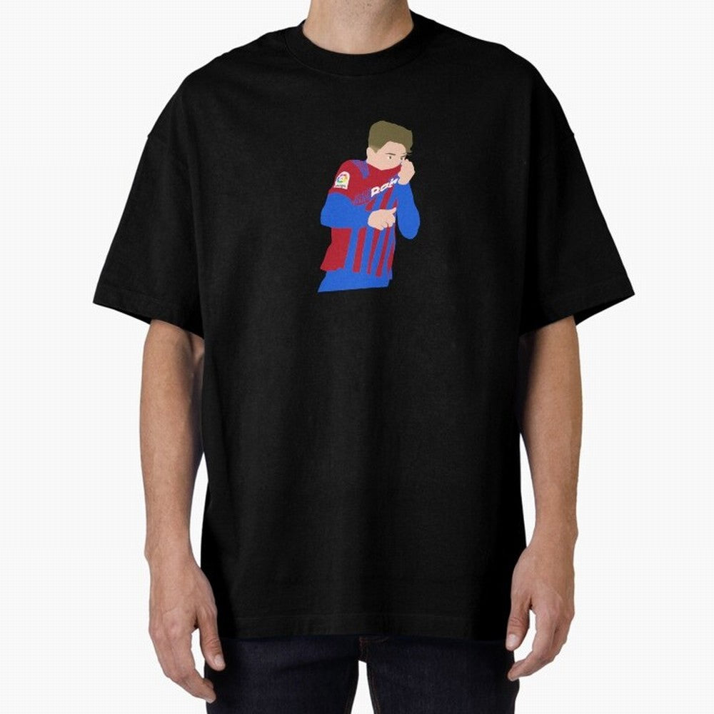 Gavi Barcelona Oversized T-Shirt Celebrate the Magic of FIFA World Cup 2026 USA Canada Mexico for Fans of Messi, CR7 and Mbappe and Brazil, Portugal and Argentina, Bringing Football Passion, Legendary Performances, Festival Vibes and Supporter