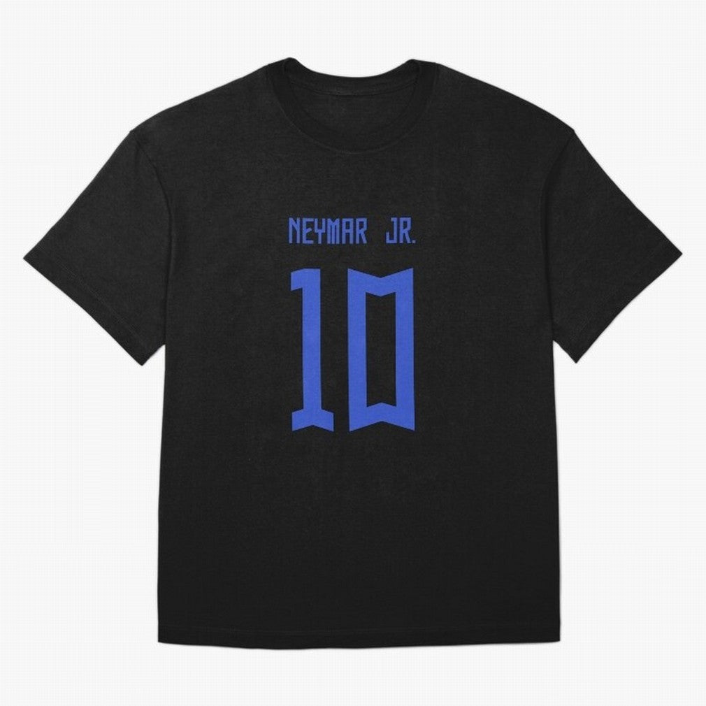 Neymar Jr Brazil White Jersey 2023 Oversized T-Shirt Bring a Champion Mindset to FIFA World Cup 2026 USA Canada Mexico for Fans of Mbappe and Portugal, Spain and Germany, Bringing Global Supporter Spirit, Legendary Goals, National Colors and