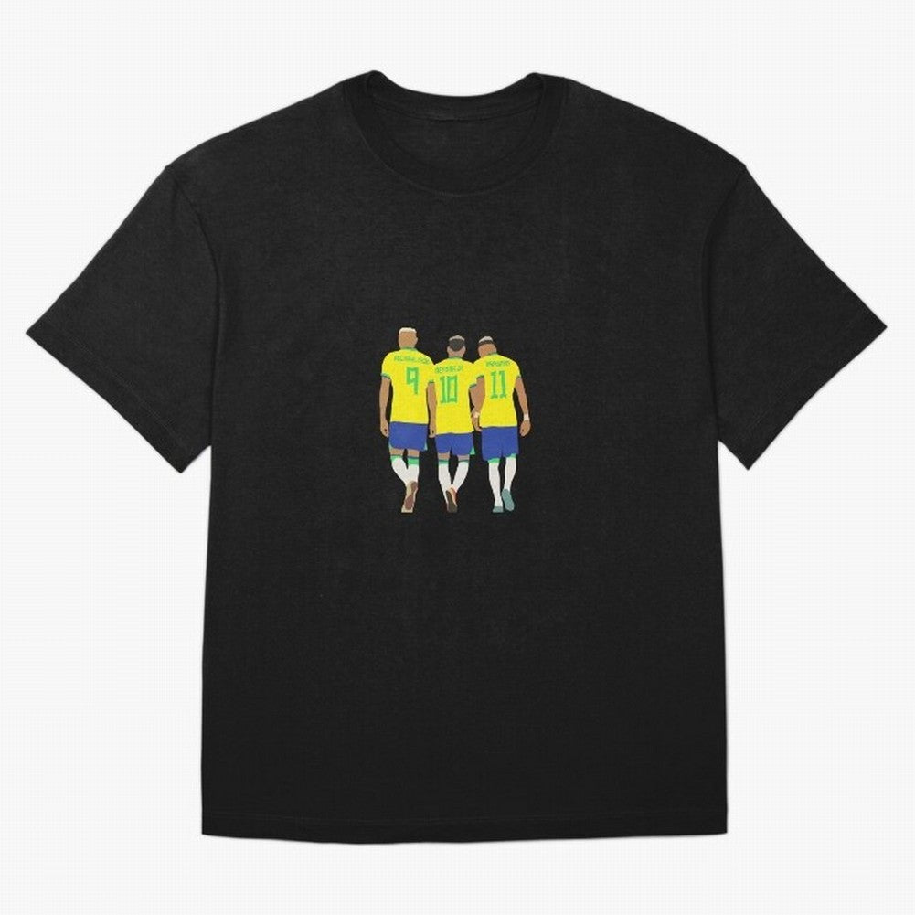 brazil soccer players Oversized T-Shirt Carry the Colors and Pride of Match Day Hype around FIFA World Cup 2026 USA Canada Mexico, Messi and Cristiano Ronaldo, Germany, Championship Spirit, Famous Goals, Roaring Crowds and International Football