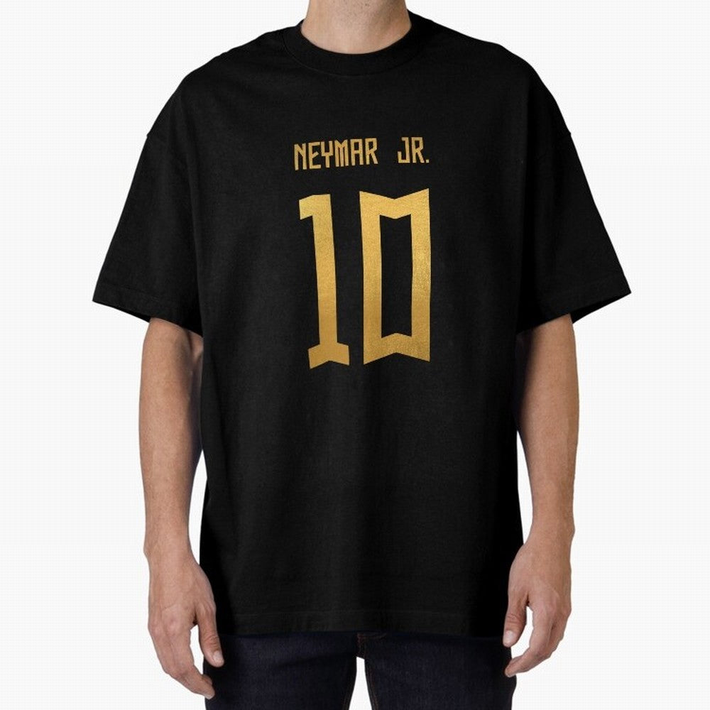 Copy of Neymar Jr Brazil Jersey 2023 Oversized T-Shirt Enjoy Global Football Passion for FIFA World Cup 2026 USA Canada Mexico, with Haaland, Brazil, Portugal and Argentina, Stadium Memories, Football Loyalty, International Chants and Championship