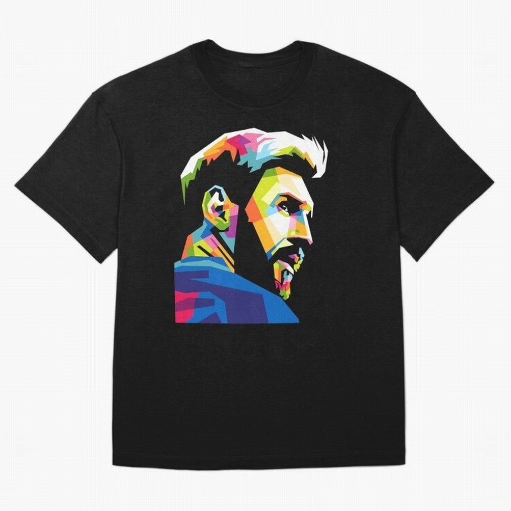 Wpap Leo Messi Graphic Oversized T-Shirt Make Memories around Match Day Hype around FIFA World Cup 2026 USA Canada Mexico, Mbappe, Argentina and Brazil, Global Supporter Spirit, Legendary Goals, National Colors and Tournament Celebration; Built for