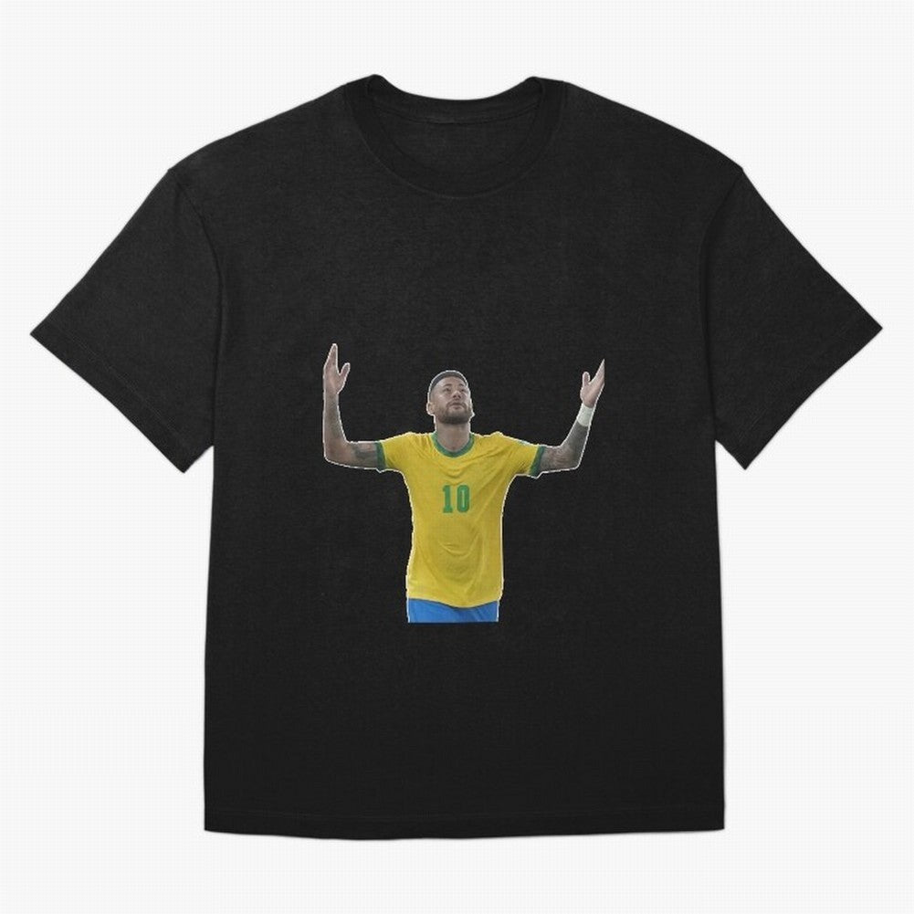 Neymar Jr. - Football Superstar Oversized T-Shirt Follow the Final Road of the FIFA World Cup 2026 USA Canada Mexico Journey through Haaland and Mbappe Highlights, Brazil Pride, Football Passion, Legendary Performances, Festival Vibes and Supporter