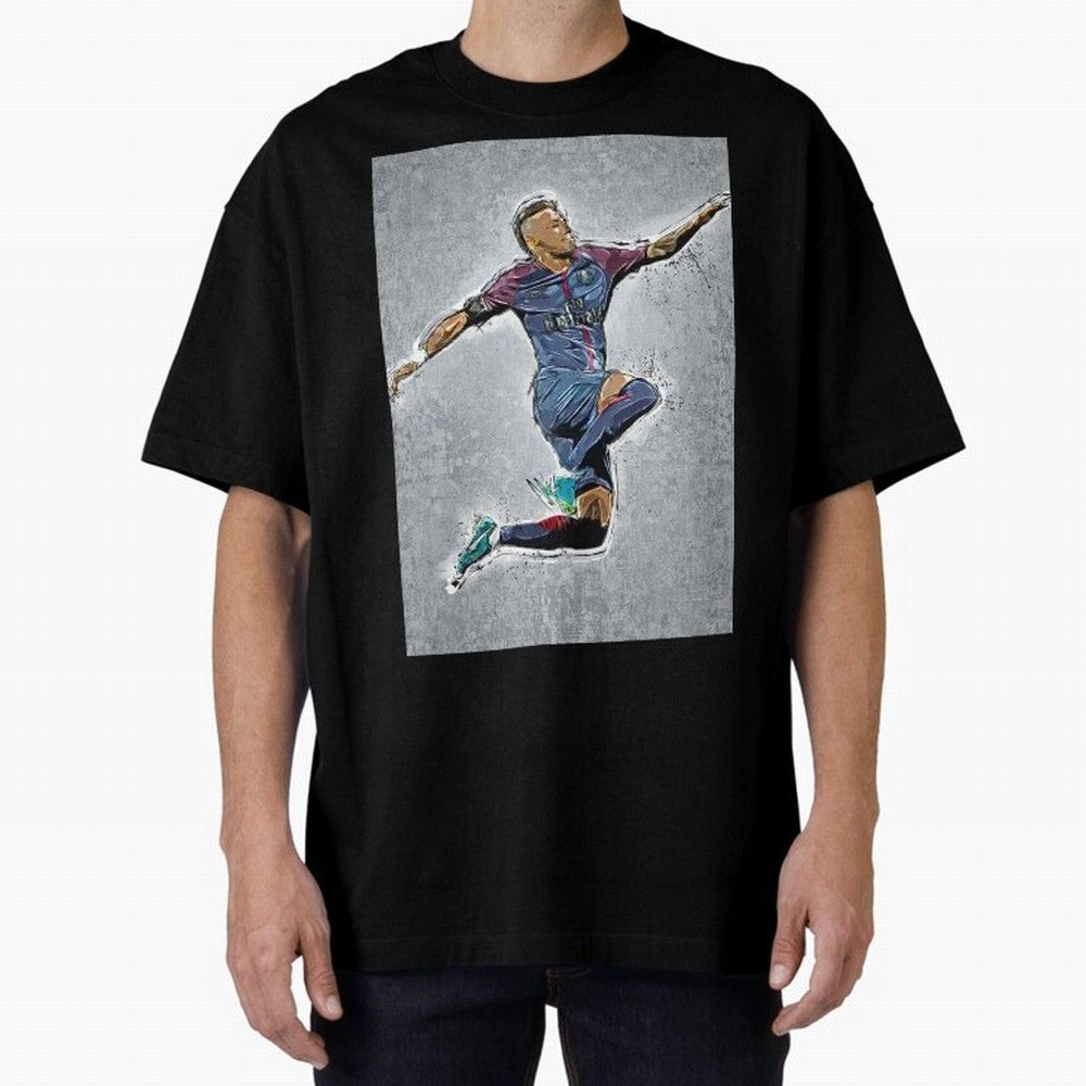 Neymar Jr Premium T-Shirt Represent Football Lovers during Global Football Passion for FIFA World Cup 2026, Featuring Neymar, Haaland and Cristiano Ronaldo, England and Germany, Championship Spirit, Famous Goals, Roaring Crowds and International